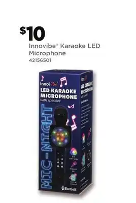 Dollar General Innovibe Karaoke LED Microphone offer