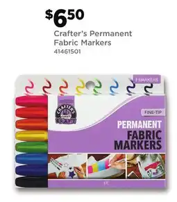 Dollar General Crafter's Permanent Fabric Markers offer