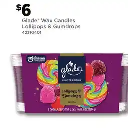 Dollar General Glade Wax Candles Lollipops & Gumdrops offer