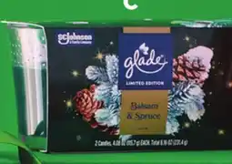 Dollar General Glade Candle Balsam and Spruce 2ct offer
