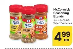 Safeway McCormick Seasoning offer
