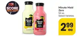 Safeway Minute Maid Zero offer