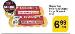 Safeway Happy Egg Free Range Eggs Large Grade A offer