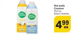 Safeway Nut pods Creamer offer