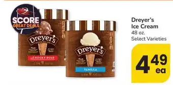 Safeway Dreyer's Ice Cream offer