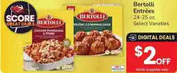 Safeway Bertolli Entrées offer