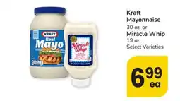 Safeway Kraft Mayonnaise or Miracle Whip offer