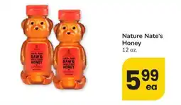 Safeway Nature Nate's Honey offer