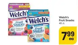 Safeway Welch's Fruit Snacks offer
