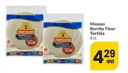 Safeway Mission Burrito Flour Tortilla offer