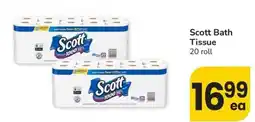Safeway Scott Bath Tissue offer