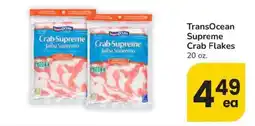 Safeway Transocean Supreme Crab Flakes offer