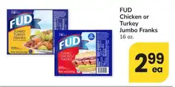 Safeway Chicken or Turkey Jumbo Franks offer
