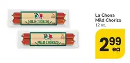 Safeway La Chona Mild Chorizo offer