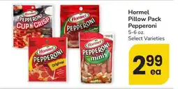 Safeway Hormel Pillow Pack Pepperoni offer