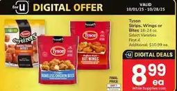 Safeway Tyson Strips, Wings or Bites offer