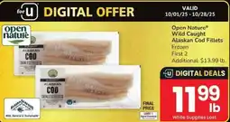 Safeway Wild Caught Alaskan Cod Fillets offer