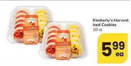 Safeway Kimberly's Harvest Iced Cookies offer