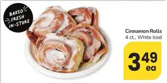 Safeway Cinnamon Rolls offer