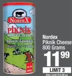 Super King Markets Nordex Piknik Cheese offer