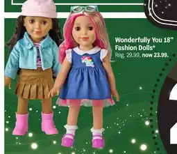 Meijer Wonderfully You 18 Fashion Dolls offer