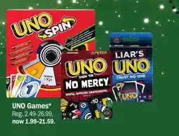 Meijer UNO Games offer