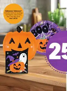 Meijer Halloween Tableware offer
