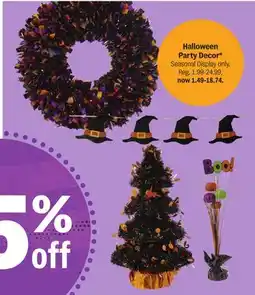 Meijer Halloween Party Decor offer