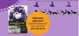 Meijer Halloween Light Sets offer