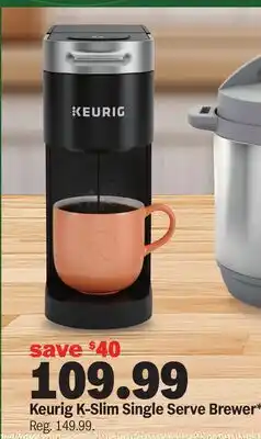Meijer Keurig K-Slim Single Serve Brewer offer