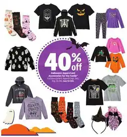 Meijer Halloween Apparel and Accessories for the Family offer