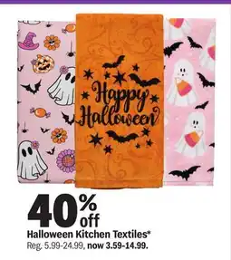 Meijer Halloween Kitchen Textiles offer