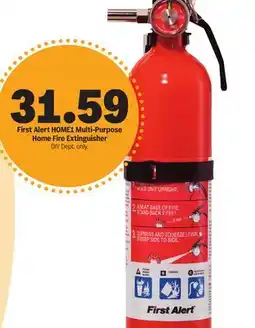 Meijer First Alert HOME1 Multi-Purpose Home Fire Extinguisher offer