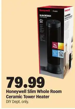 Meijer Honeywell Slim Whole Room Ceramic Tower Heater offer
