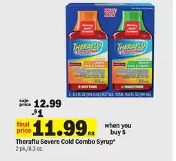 Meijer Theraflu Severe Cold Combo Syrup offer