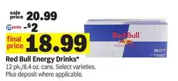 Meijer Red Bull Energy Drinks offer