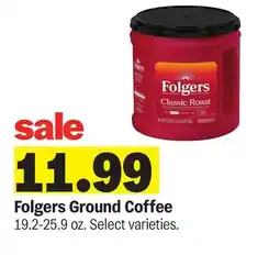 Meijer Folgers Ground Coffee offer