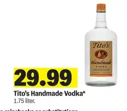 Meijer Tito's Handmade Vodka offer