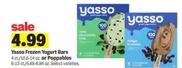 Meijer Yasso Frozen Yogurt Bars 4 ct./10.6-14 oz. or Poppables 6-12 ct./6.68-6.84 oz offer