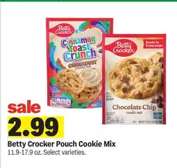 Meijer Betty Crocker Pouch Cookie Mix offer