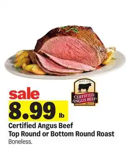 Meijer Certified Angus Beef Top Round or Bottom Round Roast offer