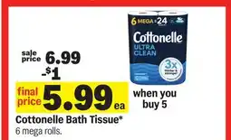 Meijer Cottonelle Bath Tissue offer