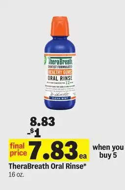 Meijer TheraBreath Oral Rinse offer