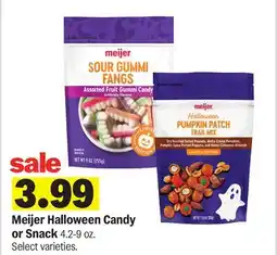 Meijer Meijer Halloween Candy or Snack offer