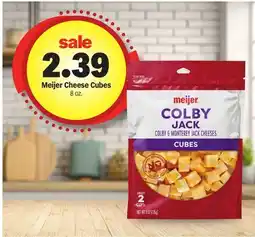 Meijer Meijer Cheese Cubes offer