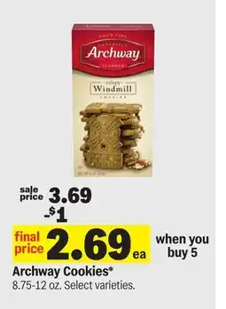 Meijer Archway Cookies offer