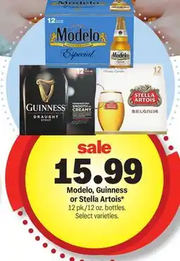 Meijer Modelo, Guinness or Stella Artois offer