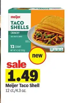 Meijer Meijer Taco Shell offer