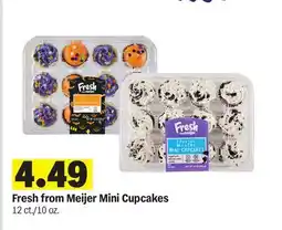 Meijer Fresh from Meijer Mini Cupcakes offer