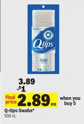 Meijer Q-tips Swabs offer